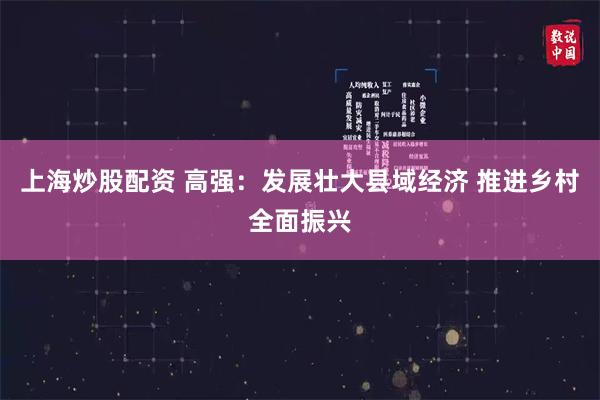 上海炒股配资 高强：发展壮大县域经济 推进乡村全面振兴